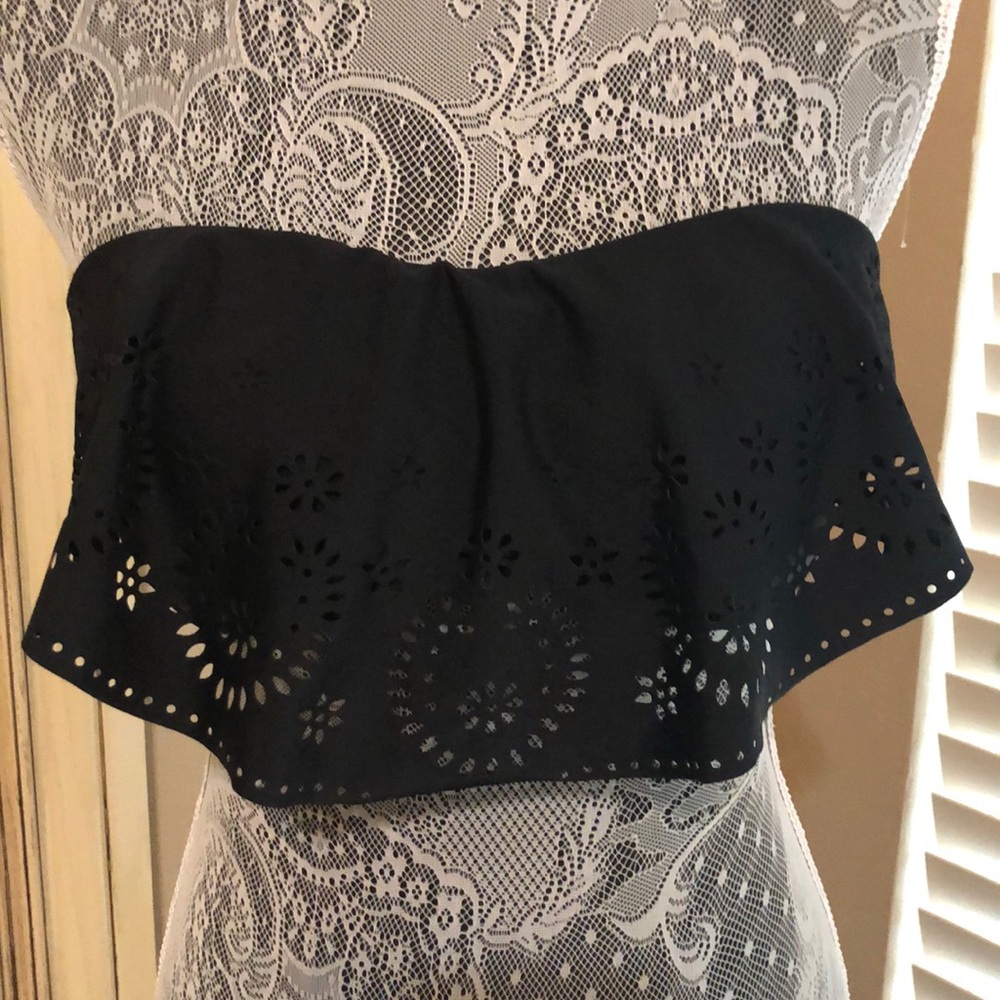 Black swimsuit top